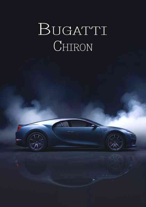 Bugatti chiron style supercar