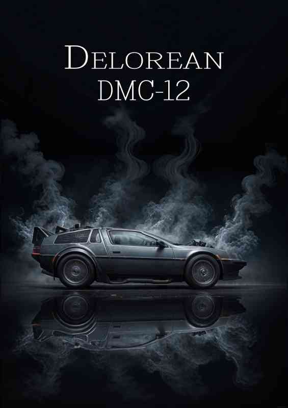 Delorean dcm dramatic smoke