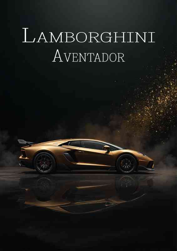 Lamborghini Aventador gold dust