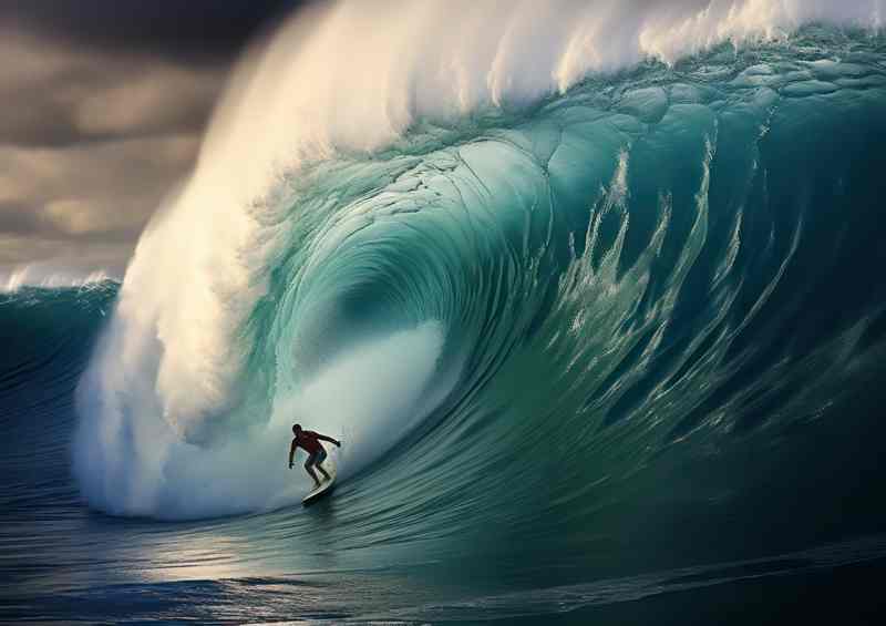 Majestic Ocean With Crashing Mighty Waves
