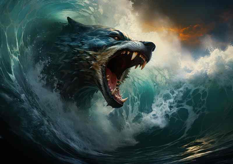Majestic Sea Waves Show Their Power