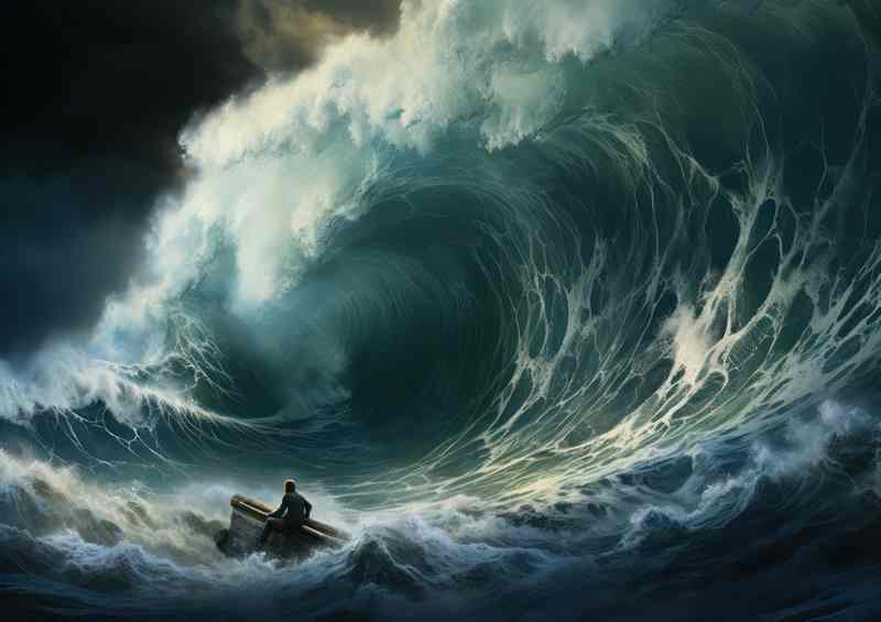Turbulent Waters, Mighty Waves in Motion