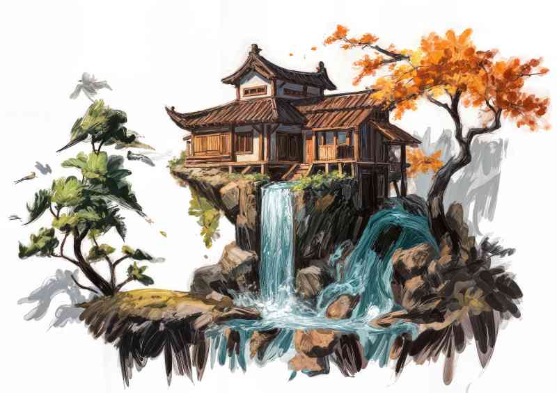 Picturesque scene of a traditional asian style home.jpeg