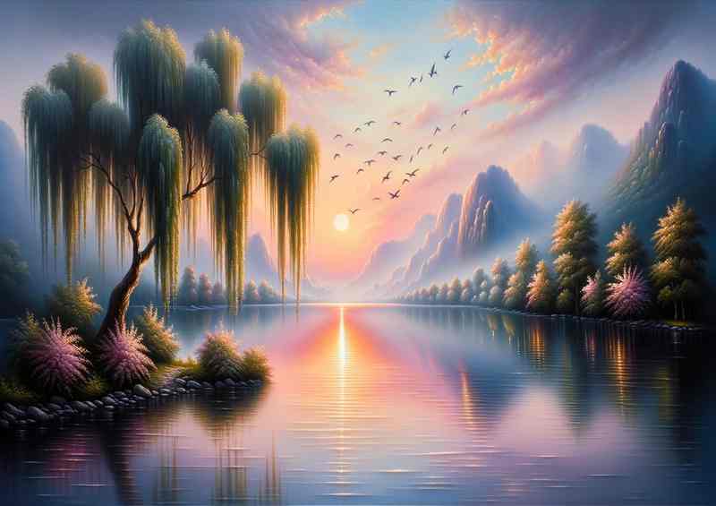 Elegant Enchantment a serene lakeside