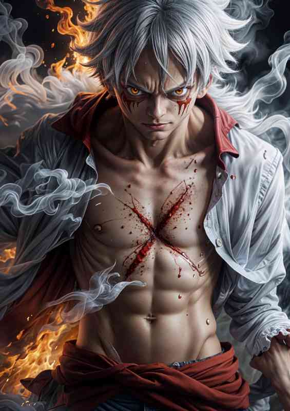 One Piece Monkey D Luffy animae