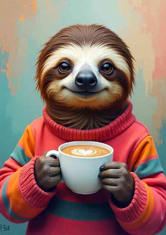 Slough enjoying the morning coffee