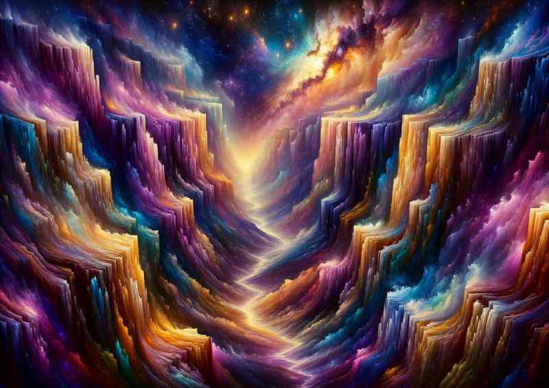 Cosmic Celestial Metal Print | Canyon Twist