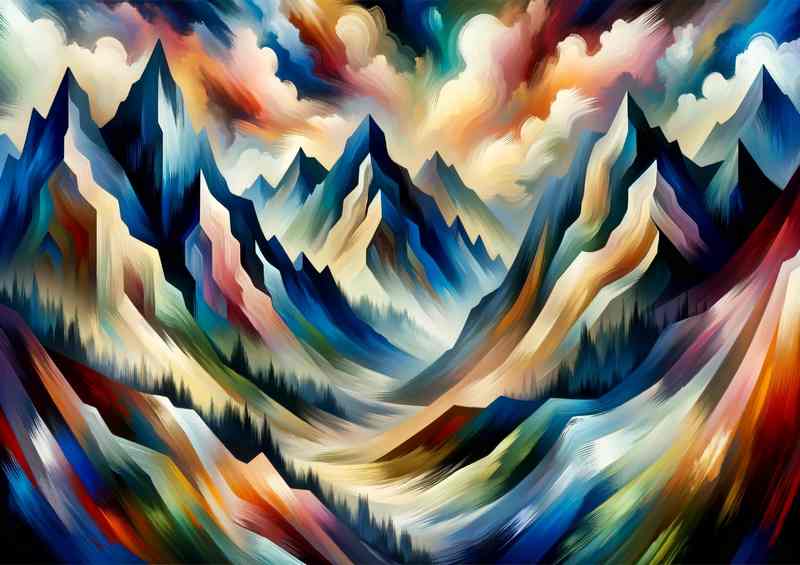 Mystic Mountains that captures the majestic