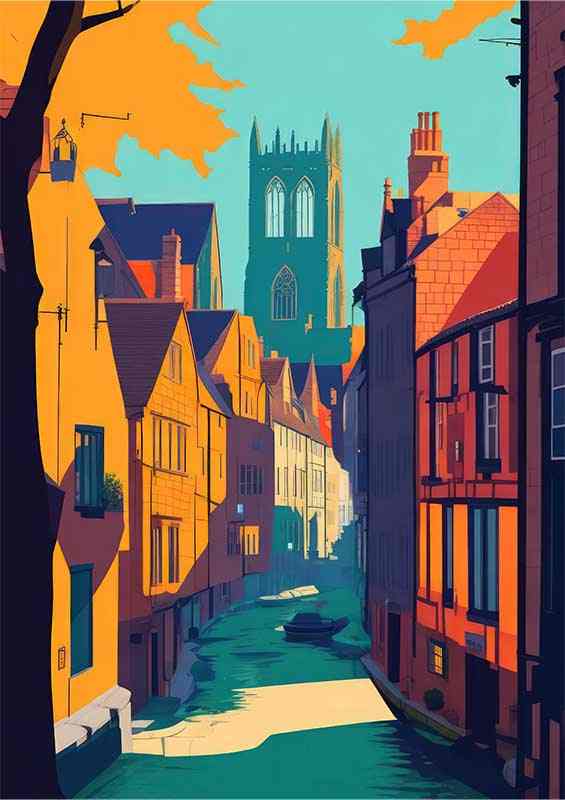 The Shambles Of York Flat design