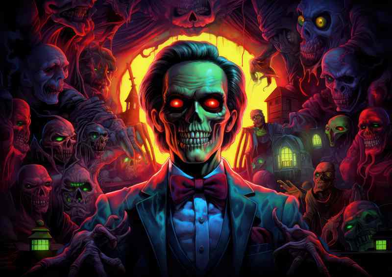 Horror Zombie Movie At Night Haunted