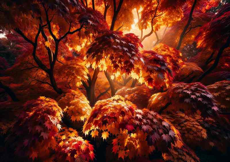Amber Alcove a cluster of trees