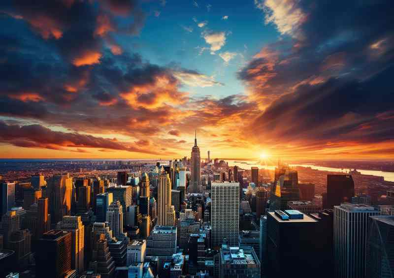 City Horizons at Sunset
