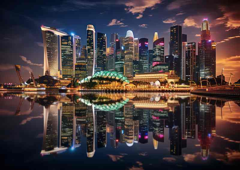 Singapores City Cityscape Snaps Skylines in Focus
