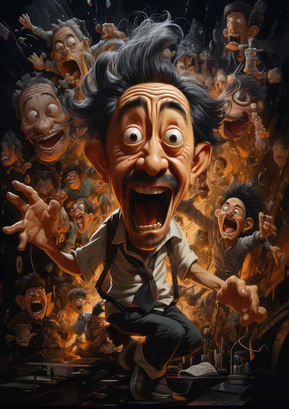 The Crazy artist in a thousand styles