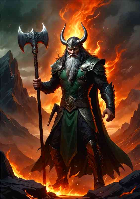 Loki the norse mythology god