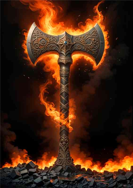 Odins axe through the fire