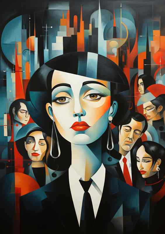 Abstract Faces Artistic Impressions