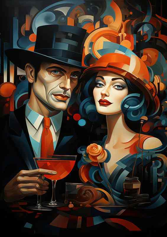 Abstract Faces Surreal Art