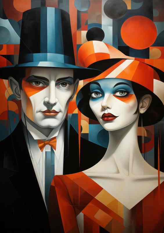 Abstract Faces in Color