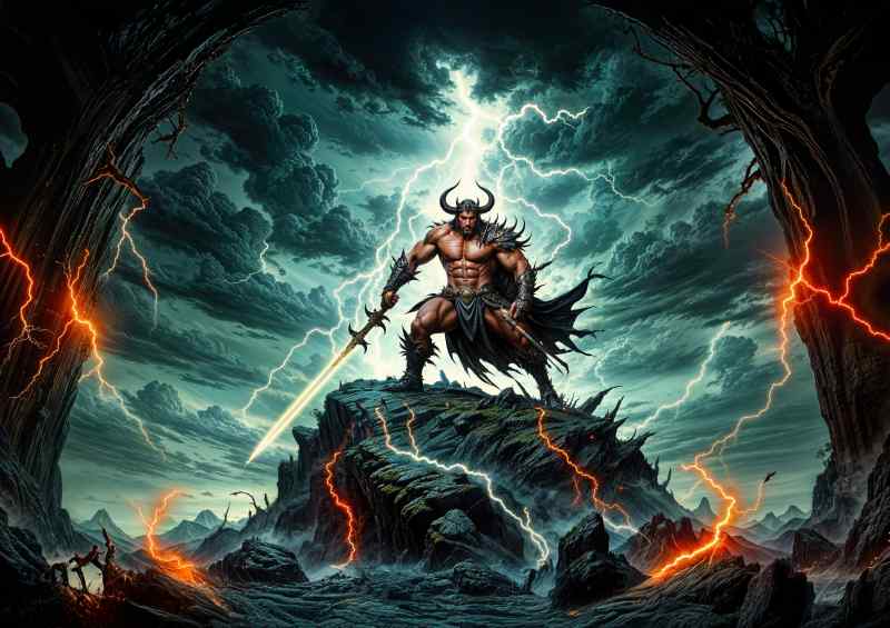 Dark fantasy demon slayer
