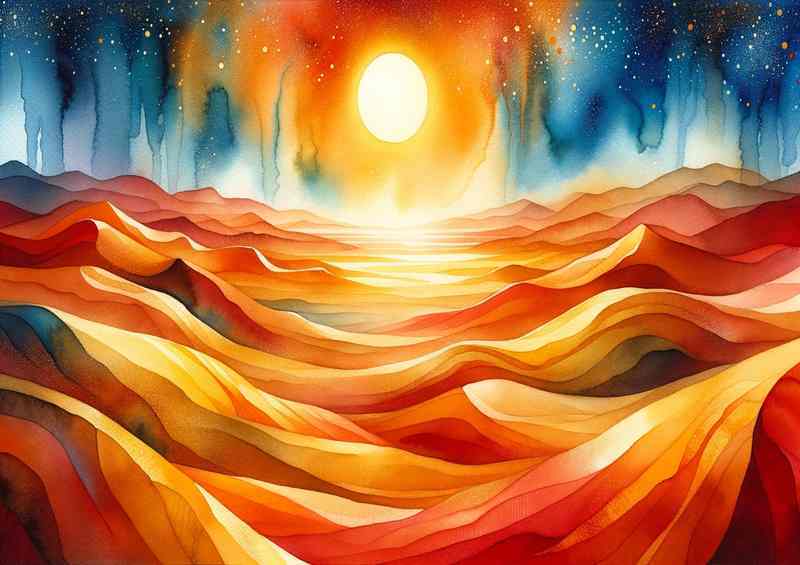 The essence of a vast desert landscape