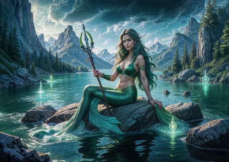 Mairmaid of the waters dark fantasy