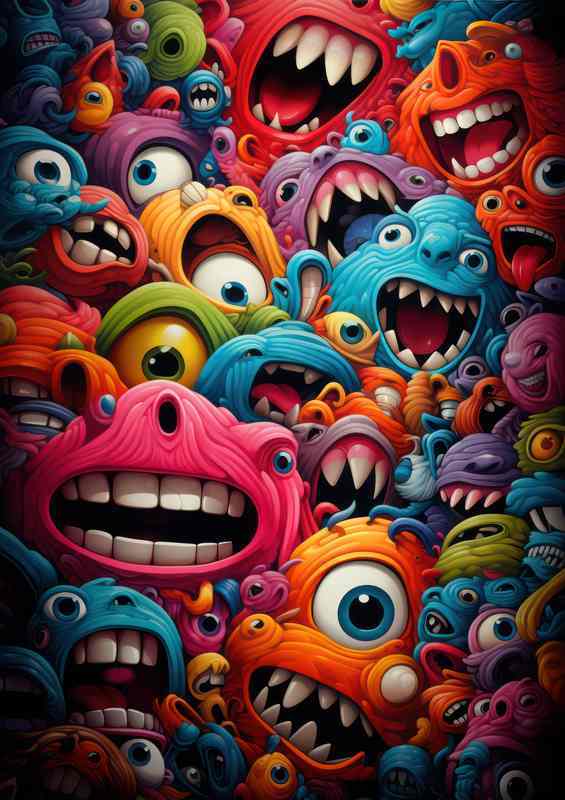 Innovative Abstract Face Creations