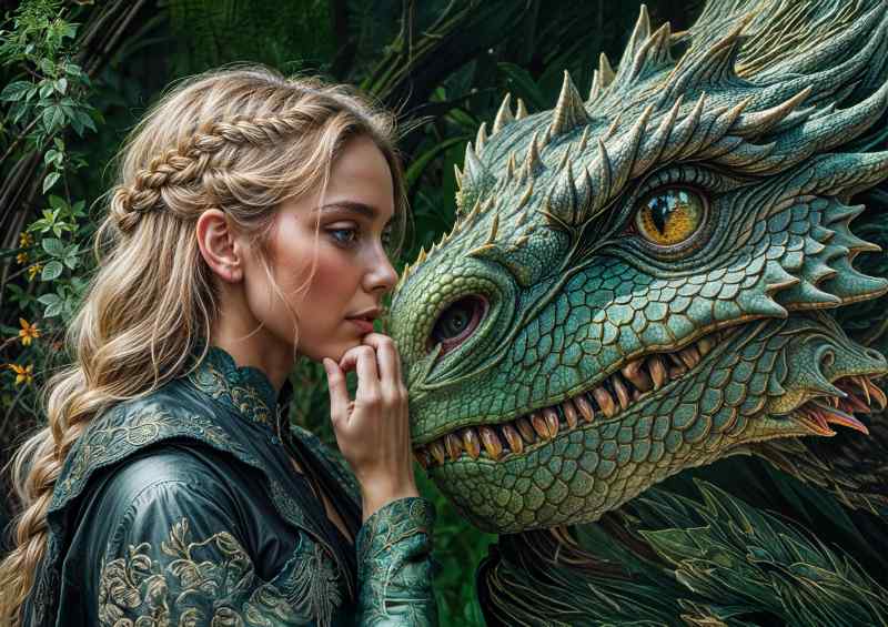 Princess Dragon lady dark fantasy