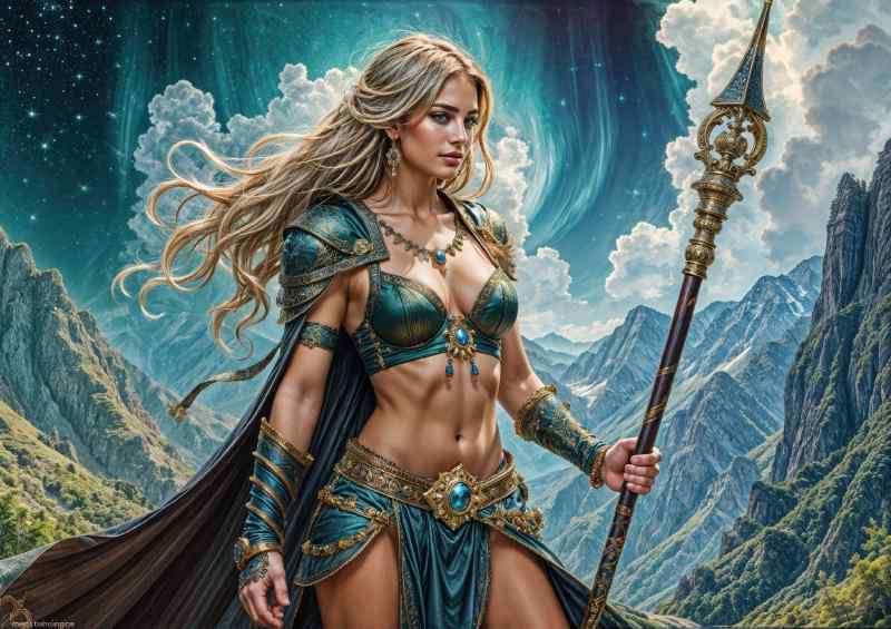 The mountain godess dark fantasy