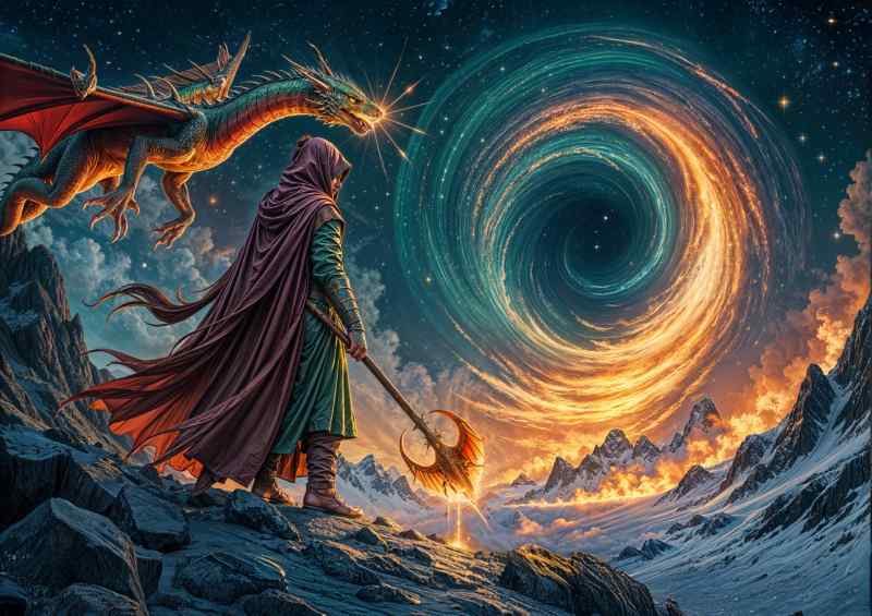 Time lord warrior and the dragon dark fantasy