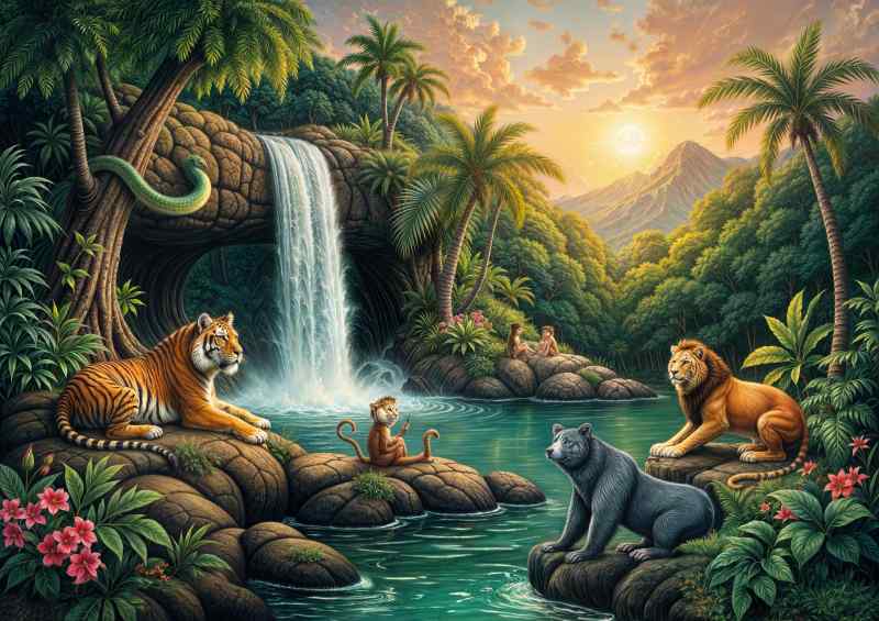 Animals in the jungle