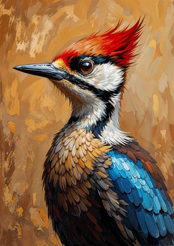 of a woodpecker | Metal Poster