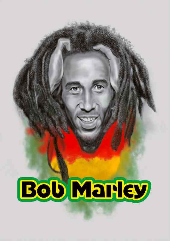 Bob Marley Rasta Art