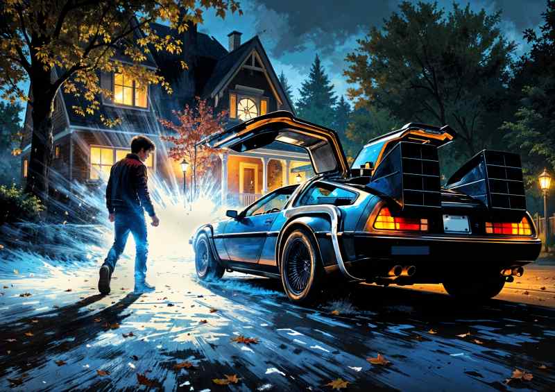 To the future | Metal Poster