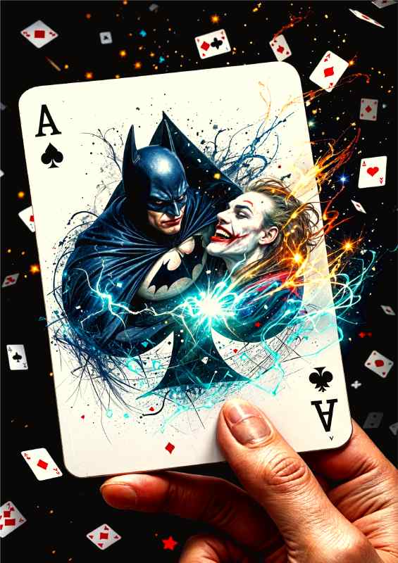 Best friends the joker and batman | Metal Poster