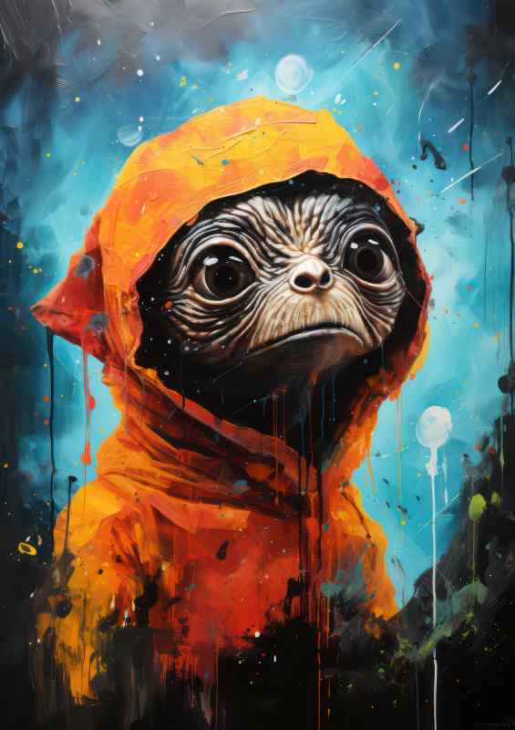 Extraterrestrial Expeditions E T Very colourfu | Metal Poster