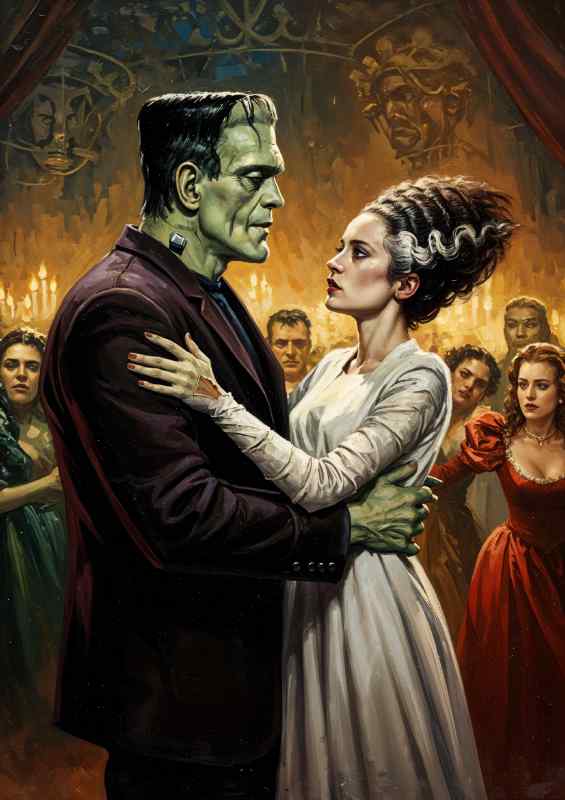 Frankensteins dance at the ball | Metal Poster