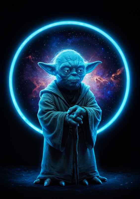 Ghost yoda into the galaxy we go | Metal Poster