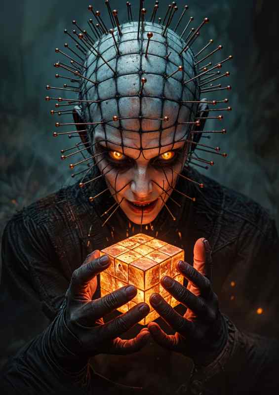 Pinhead style hellraiser | Metal Poster