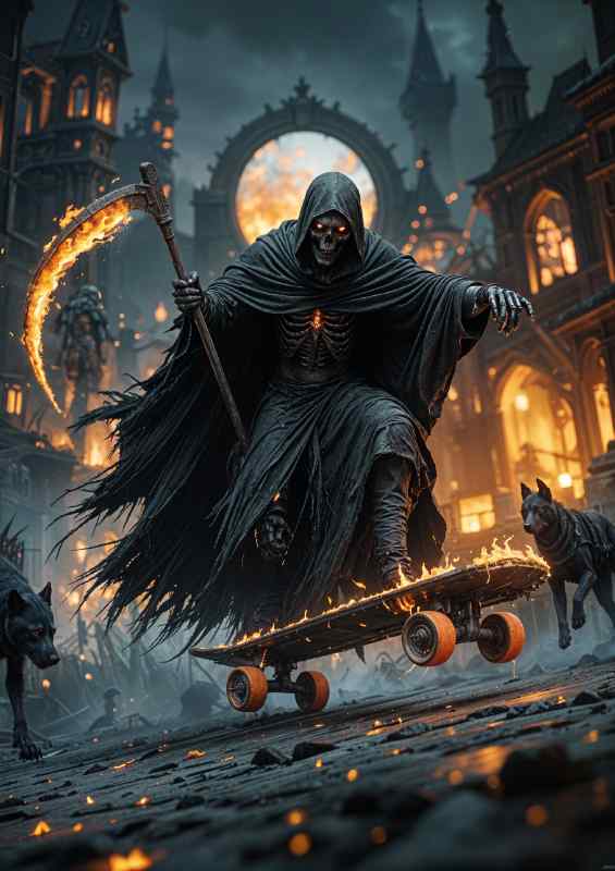 The devils reaper | Metal Poster