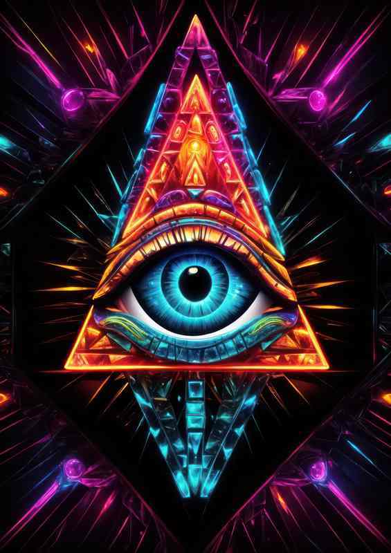 Dynamic Color Patterns | Shape Shifting Metal Poster