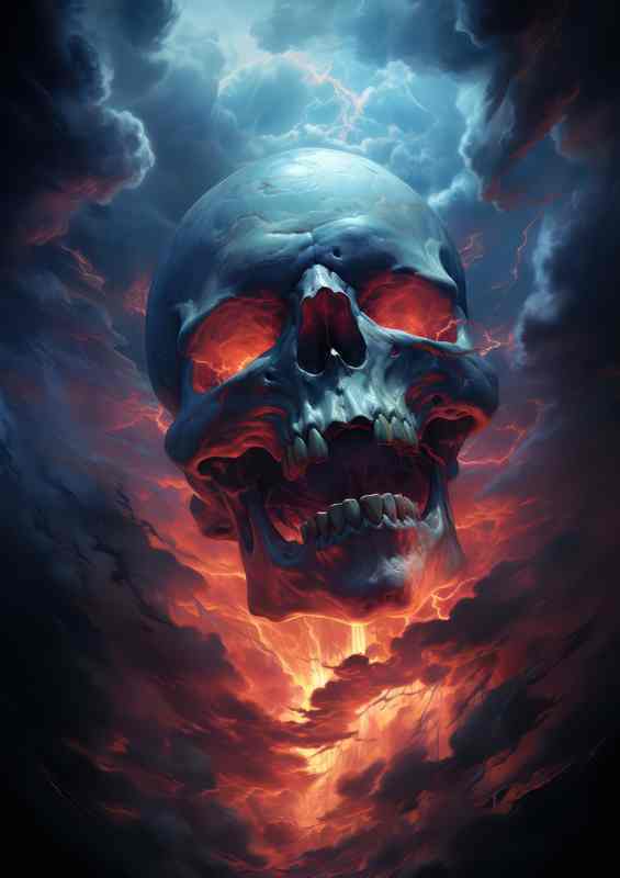 Skulls in Silhouette Dark Art Explored