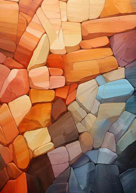 Innovative Abstract Colors Shapes that Define Artistry