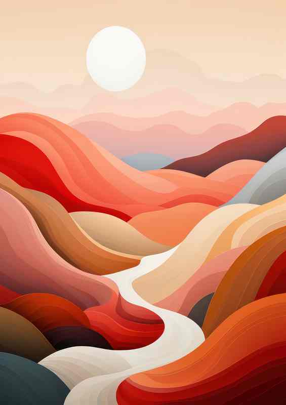 Lustrous Landscapes Abstract Horizons and Beyond