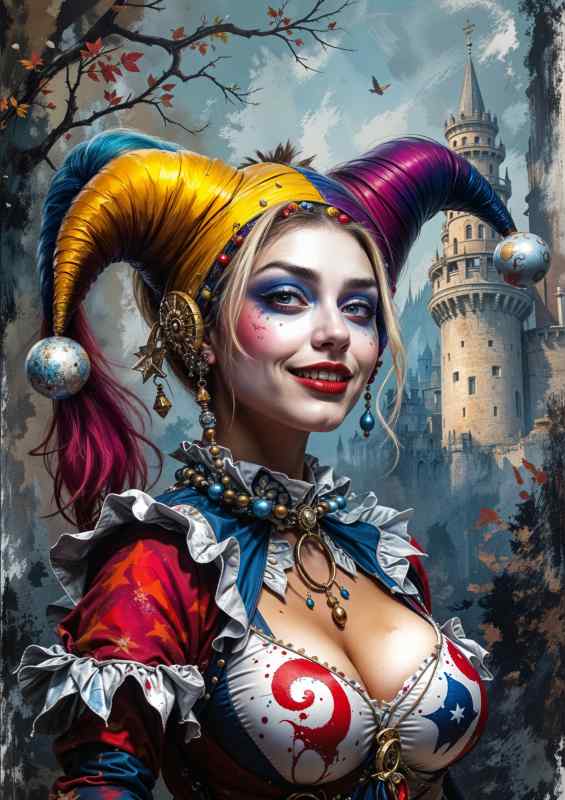 Harley princess jester | Metal Poster