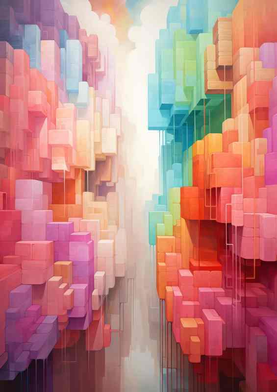 Radiant Abstract Colors Shapes