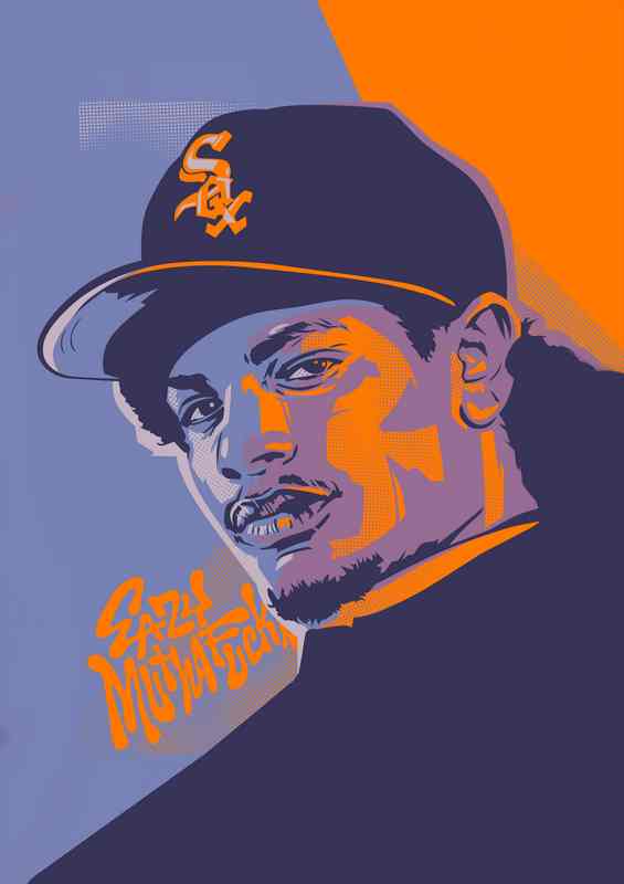 Eazt E Rapper Music Pop Art