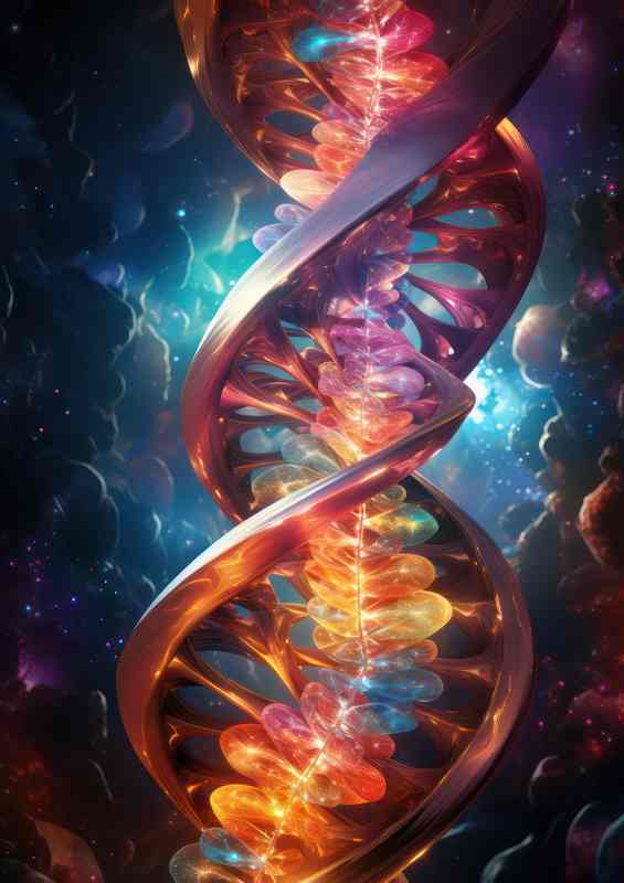 Radiant Color Waves DNA The Way Of Life