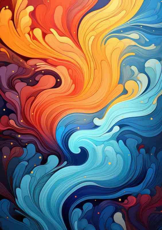 Radiant Riddles Decoding Abstract Art