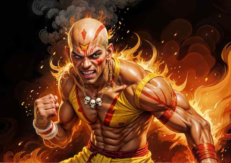 Dhalsim style street fighter | Metal Poster